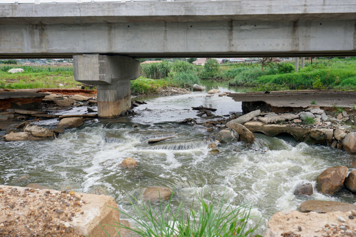 The Mukuvisi River feeds Lake Chivero, Harare’s primary water source. The city has discharged sewage into the river for years.